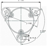 SKF flenslagerhuis serie FNL