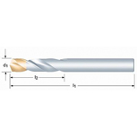 DORMER HSS extra korte spir.boor cil.schacht A022