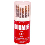 DORMER 13-Delige set HSS korte spiraalboren A094